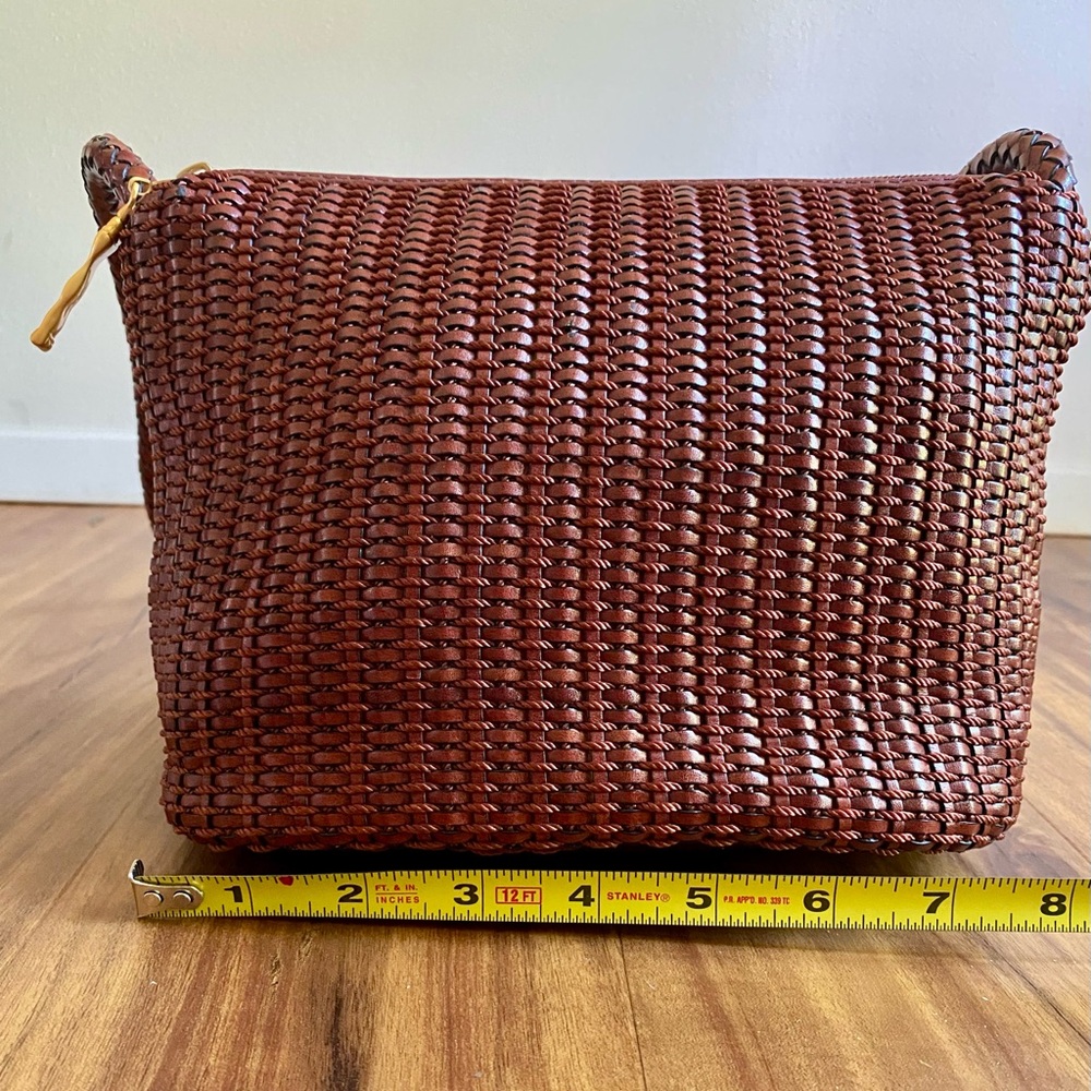 VTG Stone Mountain Leather Woven bag - Picture 13 of 16